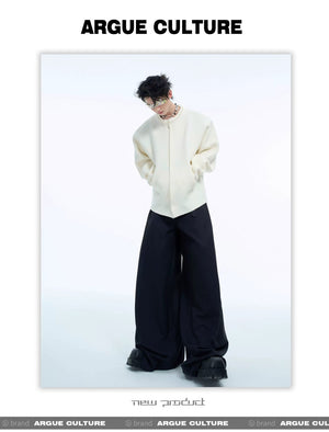 desc::pearl-embellished-cropped-cardigan-loose-knit-sweater-detail-img-5