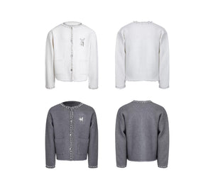 desc::pearl-trim-glitter-knit-jacket-loose-street-cardigan-detail-img-23