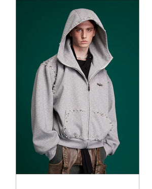 desc::pearl-trim-zip-up-hoodie-loose-streetwear-jacket-detail-img-5