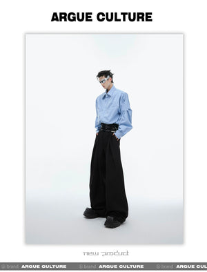 desc::pleated-straight-leg-designer-trousers-with-belt-detail-img-11