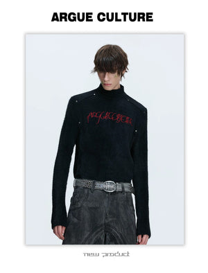 desc::plush-mock-neck-deconstructed-slim-long-sleeve-tee-detail-img-5