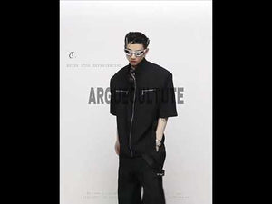 Video showing 360-degree view of the short sleeve blazer and streetwear styling suggestions