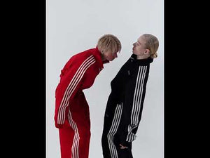 360-degree video showcase of retro stripe collar jacket highlighting all premium design features