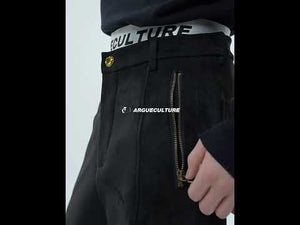 Embroidered Suede Straight-Leg Trousers | Avant-Garde video