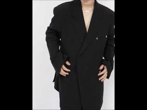 Relaxed Black Double-Breasted Blazer | Streetwear Jacket video