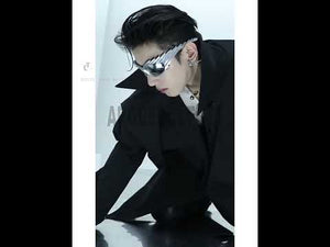 Video showing 360-degree view of the wide shoulder structured shirt with styling suggestions for minimalist streetwear outfits