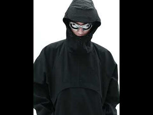 Video showcasing all features of the waterproof windproof coat including weather resistance and urban styling