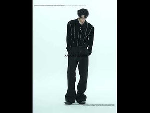 Pearl-Trim Cotton Knit Polo Shirt | Slim Long Sleeve video