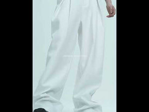 Relaxed Wide-Leg Embroidered Trousers | Avant-Garde video