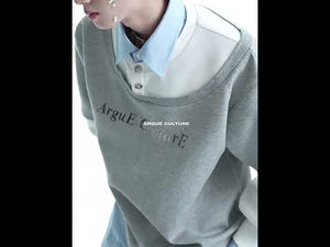 Video showcasing all angles and details of the vintage-inspired patchwork streetwear hoodie