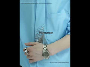 Unisex Tie-Panel Structured Cotton Shirt video