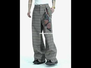 Relaxed Houndstooth Cropped Jacket and Trousers video