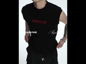 Men's Structured Seam Mock-Neck Sleeveless Tank Top | ArguE CulturE