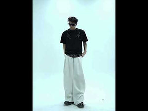 Slim-Fit Cotton Snake-Eye Spine Studded T-Shirt video