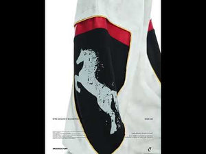 Racing Color-Block Straight-Leg Pants | Washed Cotton video