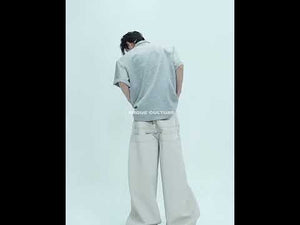 Sequined Square-Neck Polo T-Shirt with Pin Detail video