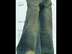 Distressed Patchwork Straight-Leg Jeans | Blue Denim video