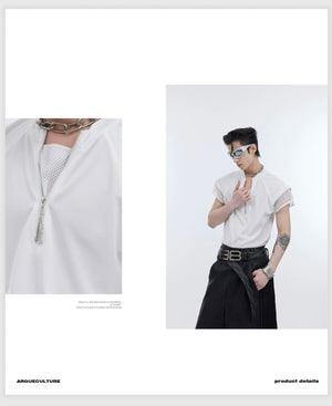 desc::punk-mesh-slim-fit-tank-top-with-metal-zipper-detail-img-7