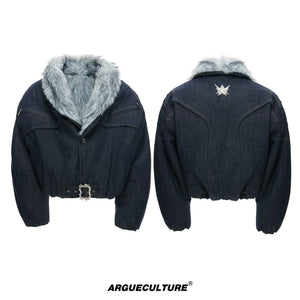 raw-denim-faux-fur-heavyweight-jacket-winter-streetwear-blue