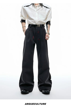 desc::red-lip-graphic-pleated-flare-trousers-detail-img-14