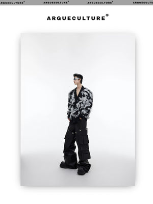 desc::retro-jacquard-faux-mink-cardigan-oversized-v-neck-detail-img-11