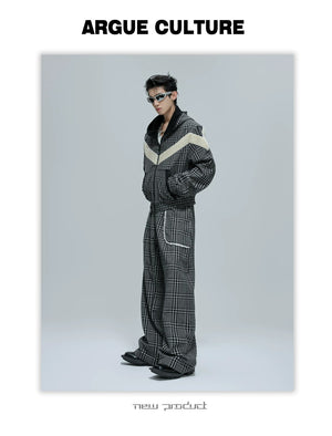 desc::reversible-houndstooth-pearl-streetwear-hoodie-set-detail-img-1