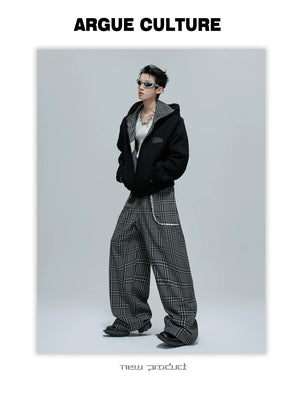 desc::reversible-houndstooth-pearl-streetwear-hoodie-set-detail-img-14