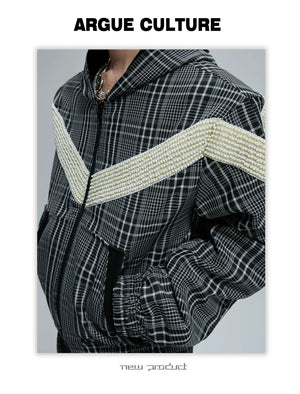 desc::reversible-houndstooth-pearl-streetwear-hoodie-set-detail-img-4
