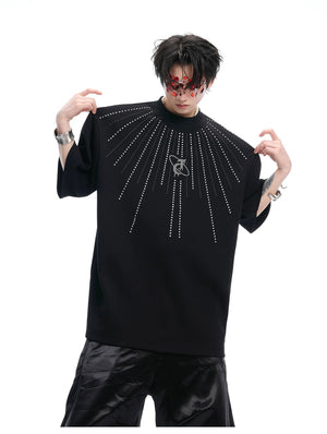 desc::rhinestone-emblem-oversized-tee-heavyweight-street-t-shirt-detail-img-3
