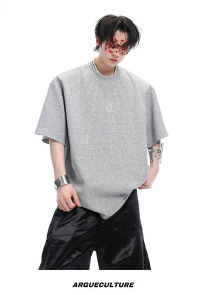 desc::rhinestone-emblem-oversized-tee-heavyweight-street-t-shirt-detail-img-7