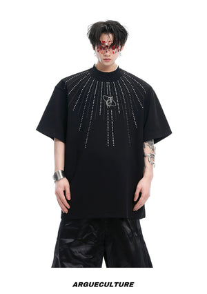 desc::rhinestone-emblem-oversized-tee-heavyweight-street-t-shirt-detail-img-8
