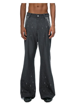 desc::rhinestone-flared-trousers-starry-black-streetwear-pants-detail-img-4