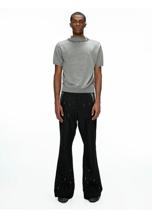 desc::rhinestone-flared-trousers-starry-black-streetwear-pants-detail-img-6
