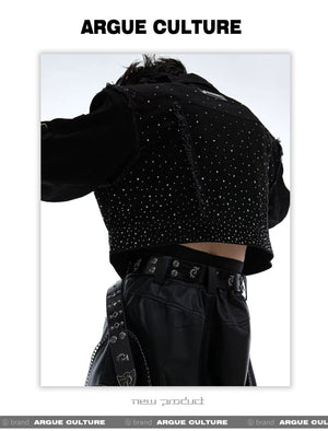desc::rhinestone-gradient-cropped-jacket-avant-garde-shoulder-pad-detail-img-12