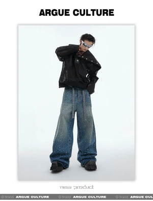 desc::rhinestone-starry-wide-leg-washed-denim-jeans-detail-img-13