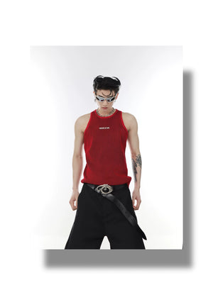 desc::ribbed-knit-metal-accent-vest-futuristic-streetwear-top-detail-img-11