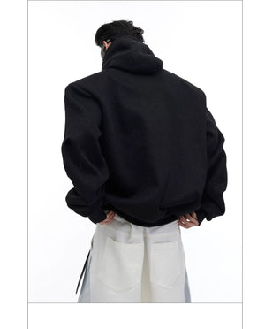 desc::sequin-deconstructed-high-neck-hoodie-urban-streetwear-detail-img-18