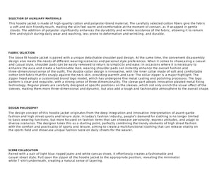 desc::sequin-deconstructed-high-neck-hoodie-urban-streetwear-detail-img-2