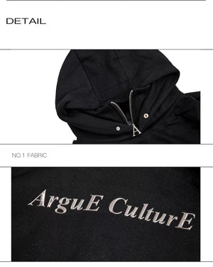 desc::sequin-deconstructed-high-neck-hoodie-urban-streetwear-detail-img-25