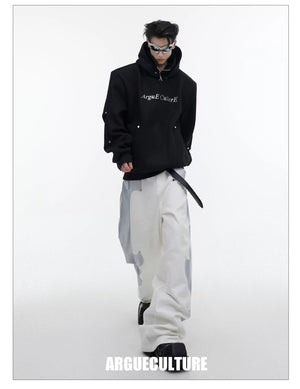 desc::sequin-deconstructed-high-neck-hoodie-urban-streetwear-detail-img-3