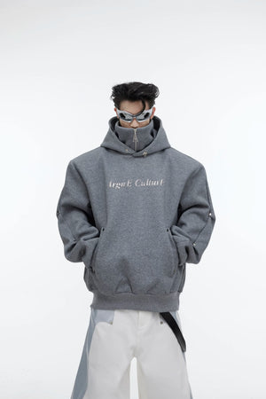 sequin-deconstructed-high-neck-hoodie-urban-streetwear-gray
