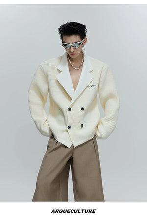 desc::sequin-double-breasted-knit-blazer-cardigan-detail-img-13