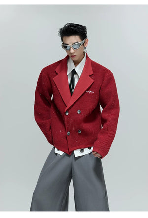 desc::sequin-double-breasted-knit-blazer-cardigan-detail-img-5