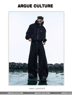 desc::shimmer-deconstructed-fleece-hoodie-wide-leg-pants-set-detail-img-2