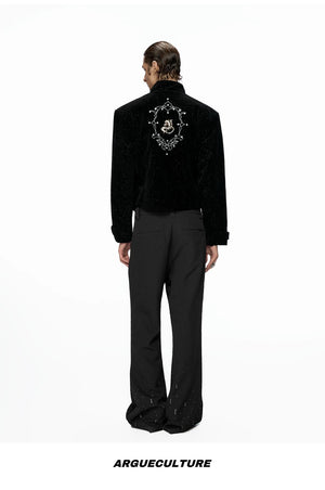desc::shimmer-sequin-cropped-jacket-metallic-streetwear-bomber-detail-img-16
