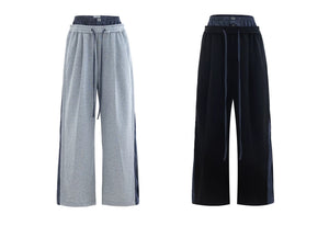 desc::short-sleeve-patchwork-hoodie-sweatpants-streetwear-set-detail-img-15