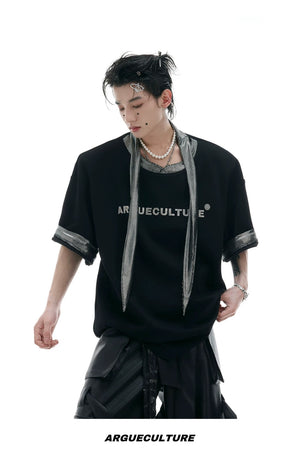 desc::silver-ribbon-tie-metallic-graphic-tee-oversized-streetwear-detail-img-11