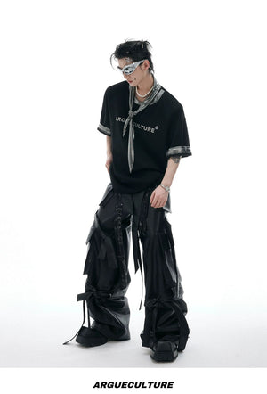 desc::silver-ribbon-tie-metallic-graphic-tee-oversized-streetwear-detail-img-13