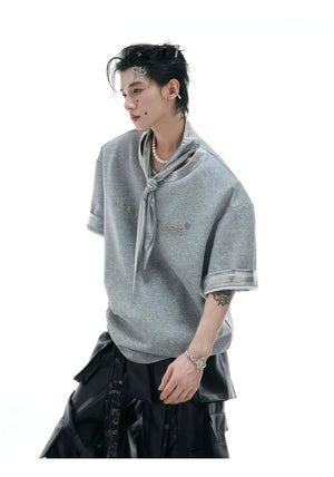 desc::silver-ribbon-tie-metallic-graphic-tee-oversized-streetwear-detail-img-6