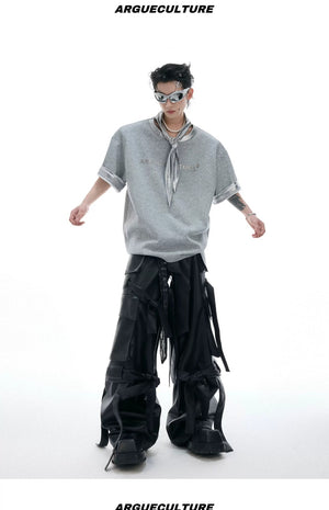 desc::silver-ribbon-tie-metallic-graphic-tee-oversized-streetwear-detail-img-9